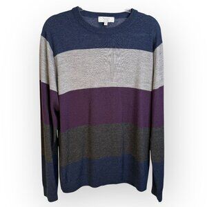 Turnbury Multicolor Stripe Merino Wool Sweater‎